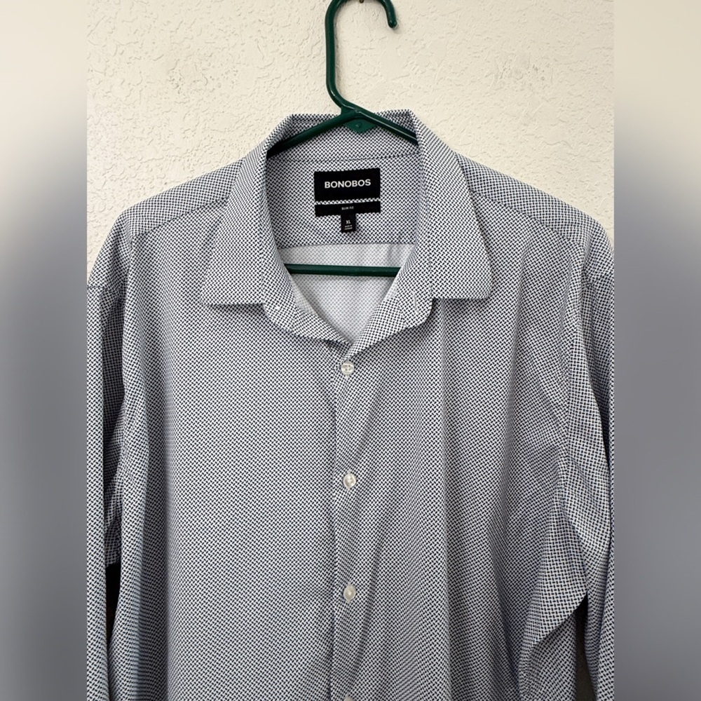 Bonobos Performance Stretch Button Front Dress Sh… - image 2